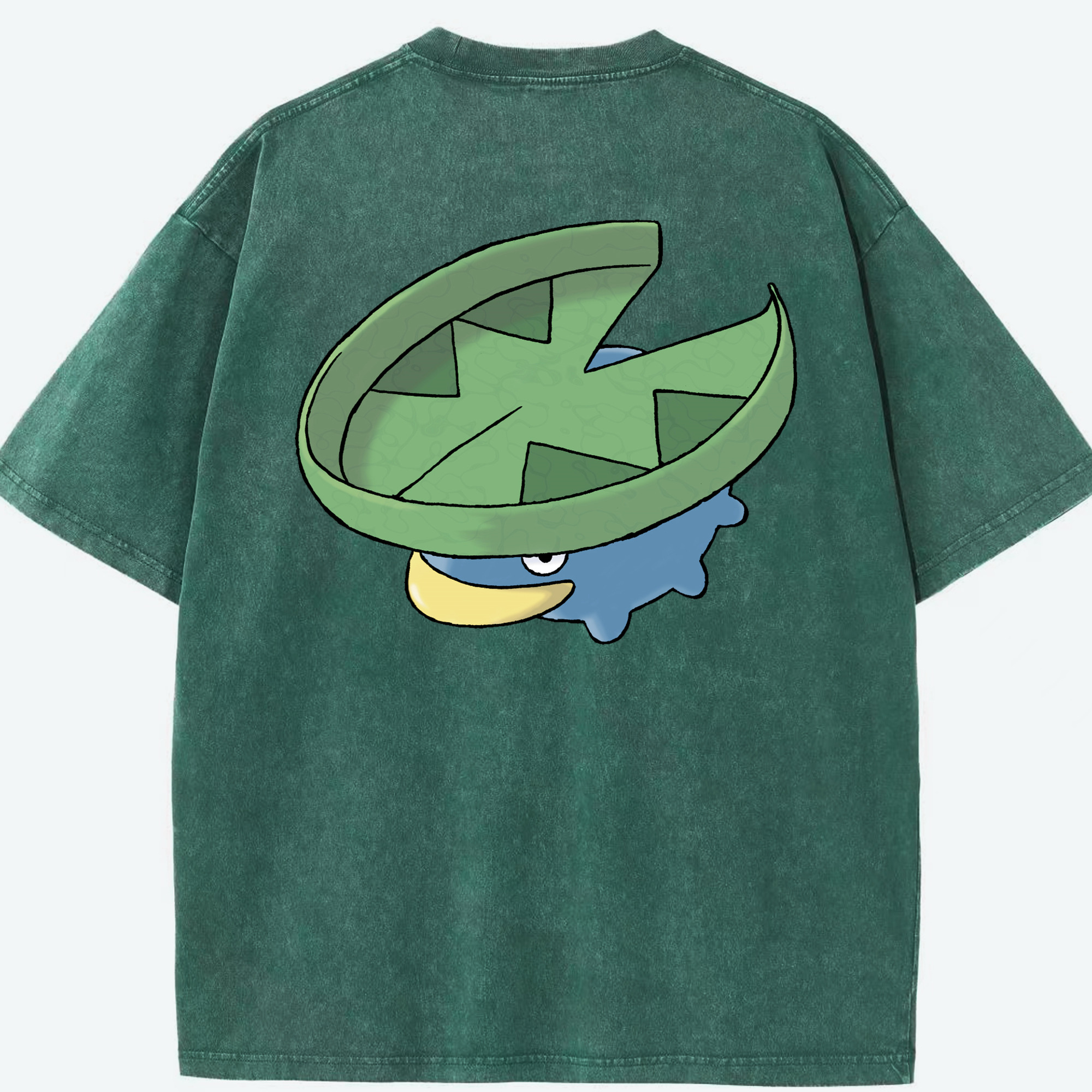 （画像用） ポケットモンスター Pokémon 綿100% ヴィンテージ風 半袖Tシャツ（背面プリント）